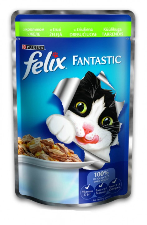 Пауч Фелікс кролик, 85г